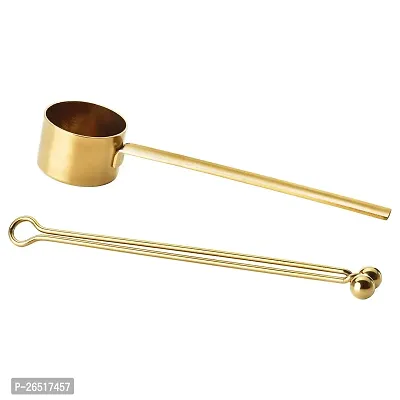 Ikea DIGNITET Coffee Measure and Clip, Brass