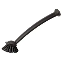 Polypropylene Plastic; Synthetic Rubber; Polyester IKEA Dish Washing Brush (29 cm; Grey)-thumb1