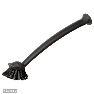 Polypropylene Plastic; Synthetic Rubber; Polyester IKEA Dish Washing Brush (29 cm; Grey)-thumb2