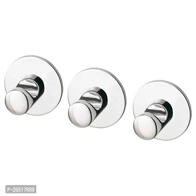 Ikea SOMLIG Zinc Hanger (3 Pack, Chrome-Plated)-thumb0