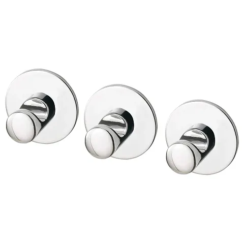 Ikea SOMLIG Zinc Hanger (3 Pack, Chrome-Plated)