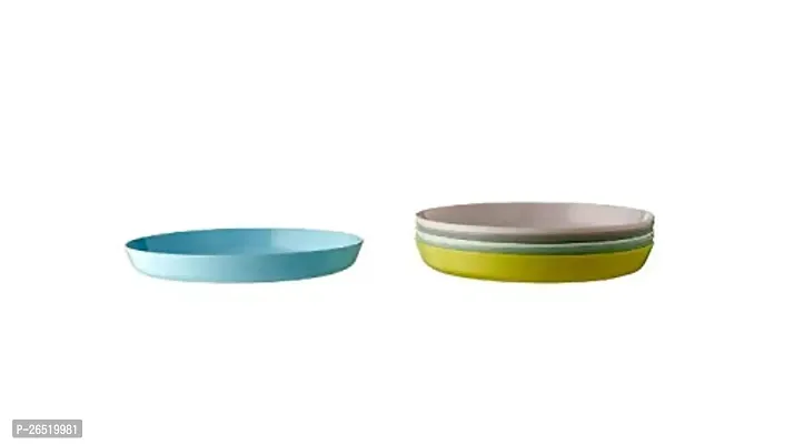 Ikea Plastic Plate (Mixed Colours) - Set of 6-thumb0