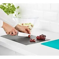 FINFORDELA Bendable Chopping Board, 28x36 cm (Dark Turquoise and Grey)-thumb2