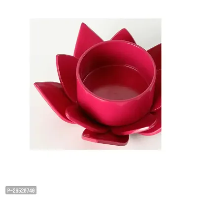 Ikea TSSP Tealight Holder Dark Pink Lotus 38 mm (2 )-thumb3