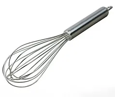 Whisk,Stainless Steel Whisker/Beater/Egg Whisk/Balloon Whisk and Oval Tong Combo Pack (2 Items)-thumb1