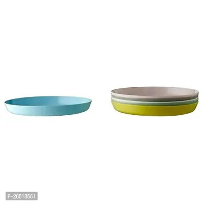 Ikea Plastic Plate - Pack of 6, Multicolour