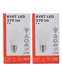 Ikea 4-Watts e27 LED White Bulb, Pack of 2-thumb2