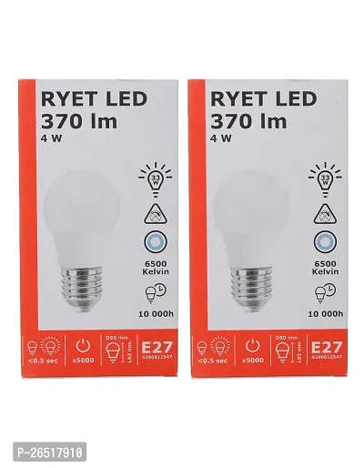 Ikea 4-Watts e27 LED White Bulb, Pack of 2-thumb3