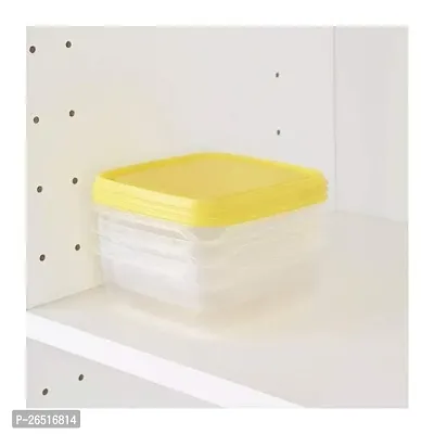 Ikea Plastic Containers - 20 oz, 3 Piece, Yellow-thumb2