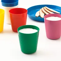 Ikea Polypropylene Plastic Kalas Mug (Multicolour) 6 Pack-thumb2