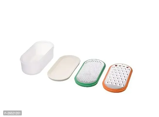 Uppfylld Grater with Container, Set of 4, Mixed Colours