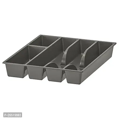 Ikea Clever Fitting Cutlery Tray Grey 31x26 cm-thumb0