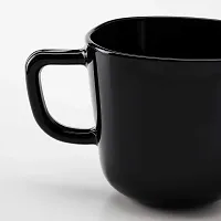 IKEA Tempered Glass Coffee Mug (Black, 37cl, 1 Piece)-thumb2