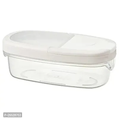 Ikea Easy To Pour/Transparent/White Jar With Lid (0.3L)