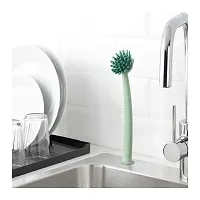 Ikea Polypropylene Plastic Polyester Synthetic Rubber Dish-Washing Brush (Green, 29 cm)(pack of 1)-thumb2