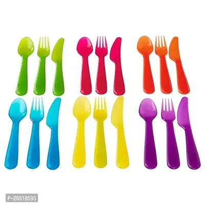 Ikea KALAS 18-Piece Cutlery Set (Assorted Colour)-thumb0