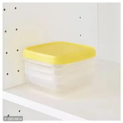 Ikea Plastic Containers - 20 oz, 3 Piece, Yellow-thumb3