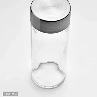 Ikea Glass, Stainless Steel Spice Jar, 10 cl (3 oz, Silver)-thumb2