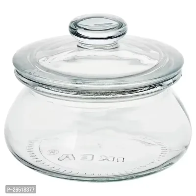 Ikea || VARDAGEN Jar with lid | clear glass