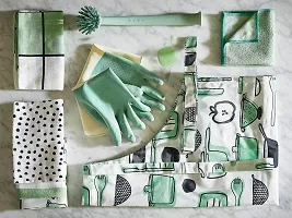 Ikea Tea Towel, White/Green/Patterned45x60 cm-thumb4