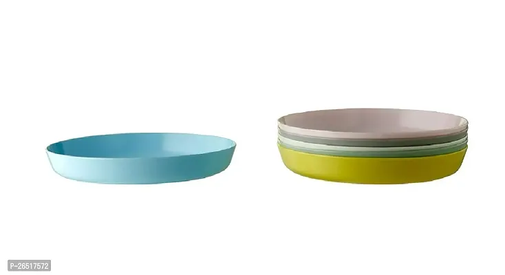 Ikea plastic Plate - Set of 6, multicolour-thumb2