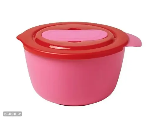 TABBERAS Mixing Bowl with lid, Pink/red, 4 l (4 qt)