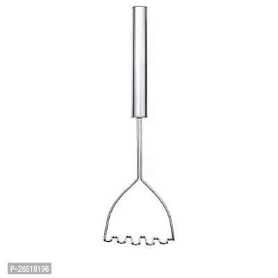 Ikea KONCIS Potato Masher, Stainless Steel (Length: 0.390 m (15)) with TSS Cotton Balls (5 Pieces)