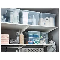 Ikea SAMLA Box, Transparent, 28x19x14 cm/5 l (11x7 ?x5 ?/1 Gallon)-thumb2