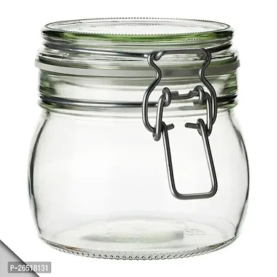 IKEA - KORKEN Jar with lid, Clear Glass-thumb0