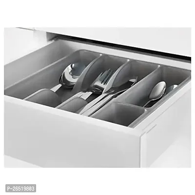 Ikea Clever Fitting Cutlery Tray Grey 31x26 cm-thumb2