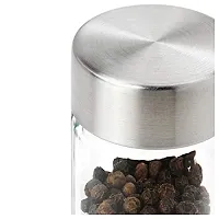 Ikea 5987ik Glass Spice Jars - 10 cl, 2 Pieces (Silver)-thumb1