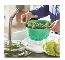 Uppfylld Colander, Bright Green, 24 cm (9 ? )-thumb1