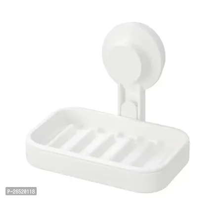 Tabberas Tisken Soap Dish with Suction Cup, White