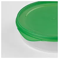 Ikea Plastic Food Container - 34 oz, Green-thumb1