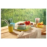 Ikea Plastic Plate - Pack of 6, Multicolour-thumb2