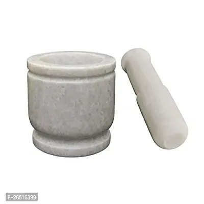 Mortar and Pestle Set, kharad, Masher Spice Mixer for Kitchen 5 inches-thumb3