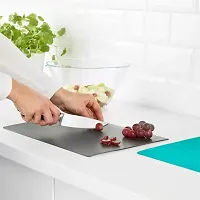 Ikea KALAS Bendable Chopping Board, Dark Grey, Dark Turquoise, 28x36 cm (11x14) - Polypropylene-thumb1