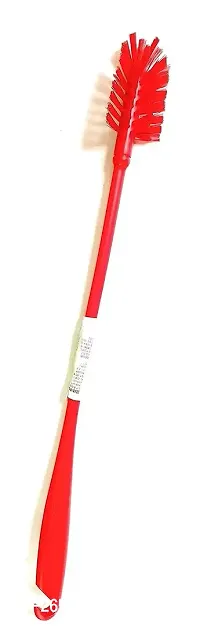 Ikea Plastic Bottle Brush (Red, 43 Cm/17 Inch) Pack Of 1-thumb0