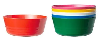 Ikea Plastic Dinner Set - 6 Pieces, Multicolor-thumb1