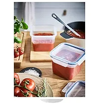 Ikea Plastic Container- 1.4 liters, Transparent-thumb1