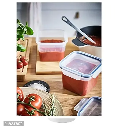 Ikea Plastic Container- 1.4 liters, Transparent-thumb2