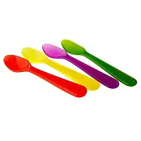 Ikea Plastic Kalas Spoon, Multicolour/Set of 4-thumb1