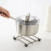 Ikea L?MPLIG Sot Stand, Stainless Steel18x18 Cm-thumb1