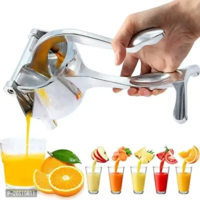 Ikarus Aluminium Manual Juicer for Fruits with Lemon Squeezer  Cutter, Hand Juicer, Manual Hand Press Juicer Machine, Manual Fruit Juicer, Orange Juicer, Lemon Juicer for Fruits Vegetables-thumb0