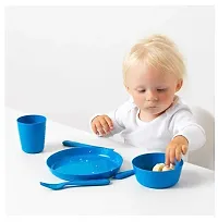 Ikea Plastic Dinner Set - 6 Pieces, Multicolor-thumb2