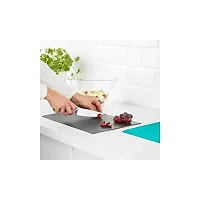 FINFORDELA Bendable Chopping Board, 28x36 cm (Dark Turquoise and Grey)-thumb4