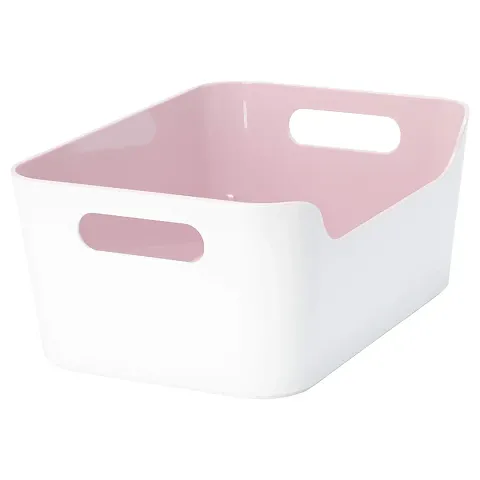 Ikea Rectangular Variera Box (Light Pink, 24X17 Cm)(Plastic)