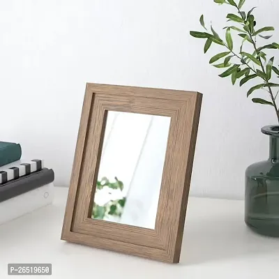 IKEA Simple, Stylish Designing Mirror with Double-Sided Tape Easily Stick On Walls  Suitable for 13X18Cm Frames in Bathroom, Hallway and Bedroom, 13X18Cm-thumb3