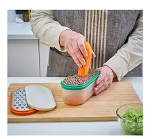 Uppfylld Grater with Container, Set of 4, Mixed Colours-thumb2