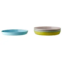 Ikea Plastic Plate - Pack of 6, Multicolour-thumb4